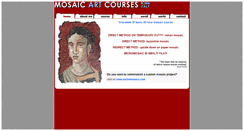 Desktop Screenshot of mosaicartcourses.com